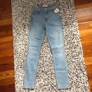 Reformation high rise skinny jeans